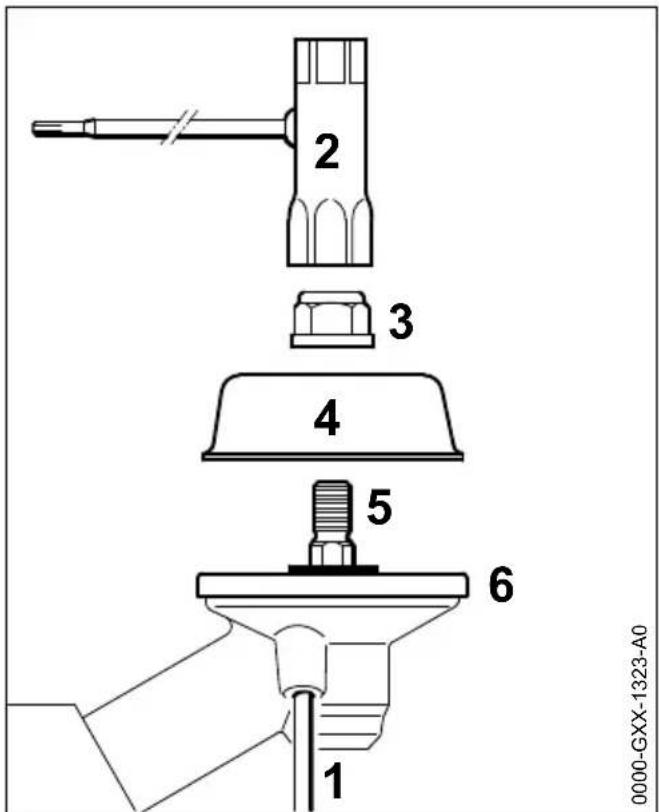 STIHL FS 131 - Smontaggio dei particolari di fissaggio - 1