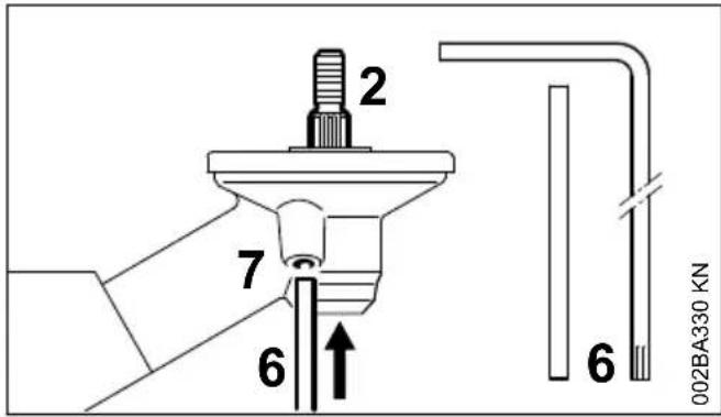 STIHL FS 131 - As blokkeren - 1