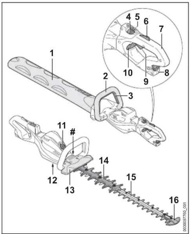 STIHL HSA 94 T - Hedge trimmer - 1