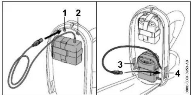 STIHL HSA 94 T - Anschlussleitung verlegen und einstellen - 1