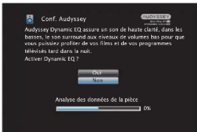 Teufel System 6 - Effectuez le paramétrage de audyssey dynamic EQ® et audyssey dynamic volume®. - 1