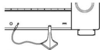 Teufel System 6 - Connectez le microphone de mesures et de configuration sur la prise SETUP MIC de cet appareil. - 1