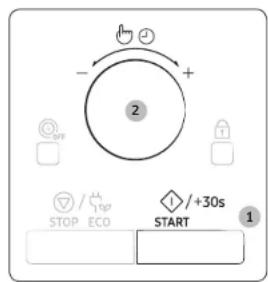 SAMSUNG MC28M6085KK - De bereidingsstijd bijstellen - 1