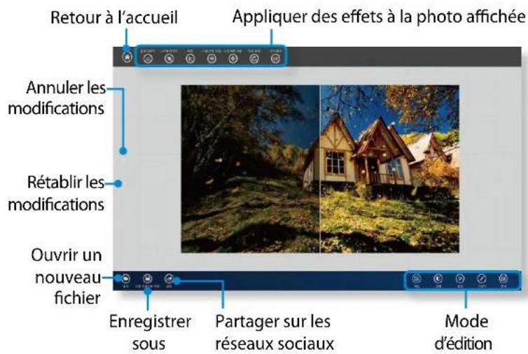 SAMSUNG DP700A4JI - Utilisation de l'application S PhotoStudio - 1