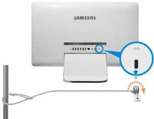 SAMSUNG DP700A4JI - Utilisation du logement de sécurité - 1
