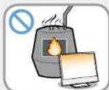 SAMSUNG DP700A4JI - Ne fermez pas I'écran LCD et ne transportez pas l'ordinateur dans votre sac alors qu'il est toujours sous tension. - 1