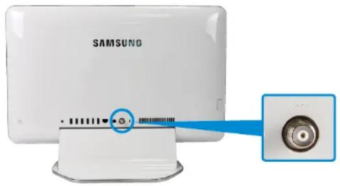 SAMSUNG DP515A2GIEXP - Branchement de l'antenne TV - 1