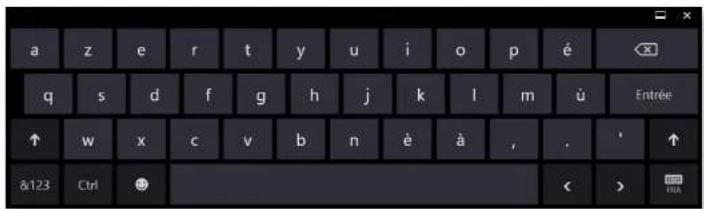 SAMSUNG DP515A2GIEXP - Utilisation du clavier tactile - 1
