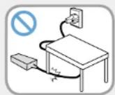 SAMSUNG DP515A2GIEXP - Précautions à prendre lors de l'utilisation de l'adaptateur CA - 2