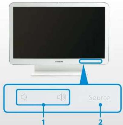 SAMSUNG DP515A2GIEXP - Boutons tactiles (pour les modèles correspondants uniquement) - 1