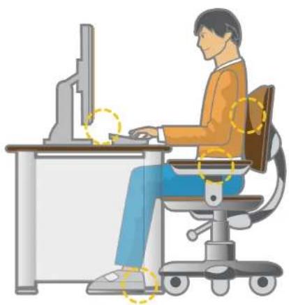 SAMSUNG DP700A7DEXP - Posture correcte - 1