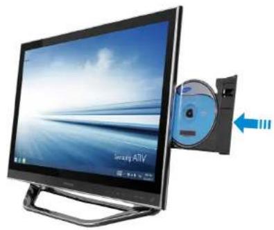 SAMSUNG DP700A7DEXP - Insertion et éjection d'un CD - 1