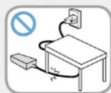 SAMSUNG DP700A7DEXP - Précautions à prendre lors de l'utilisation de l'adaptateur CA - 2