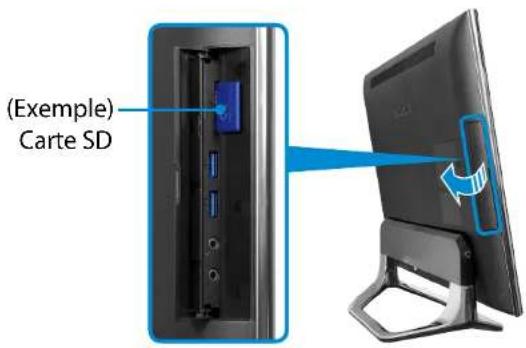 SAMSUNG DP700A7DEXP - Insérer une carte memoire - 1