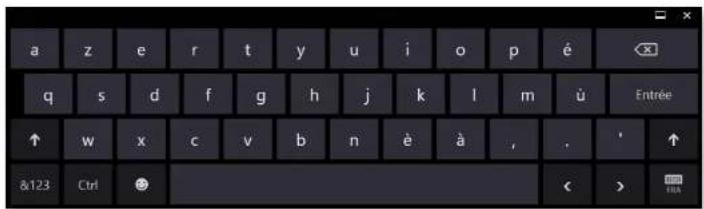 SAMSUNG DP700A7DEXP - Utilisation du clavier tactile - 1