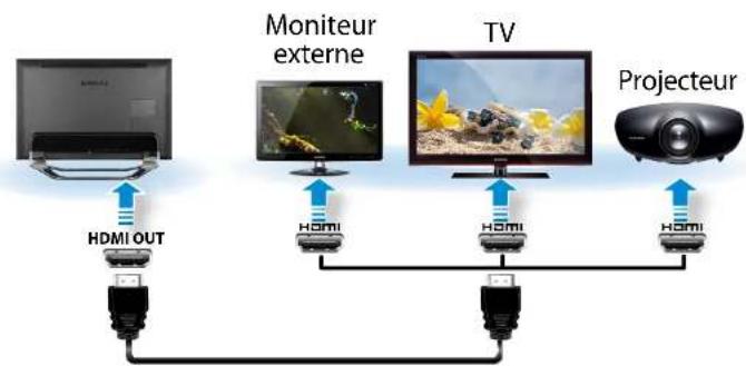 SAMSUNG DP700A7DEXP - Connexion d'un périphérique d'affichage(en option) - 2