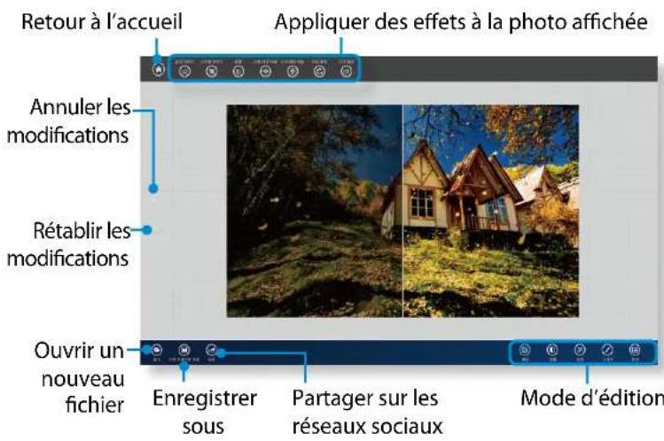 SAMSUNG DP700A7DEXP - Utilisation de l'application S PhotoStudio - 1