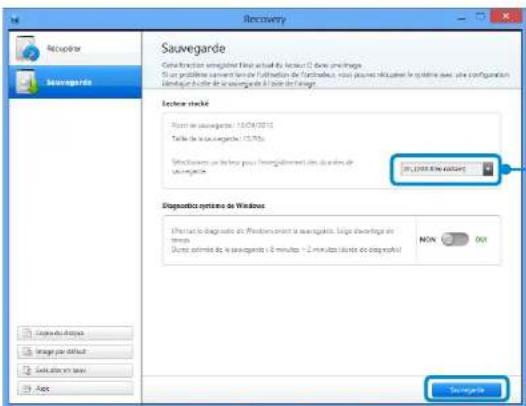 SAMSUNG DP700A3DEXP - Sauvegarde - 2