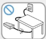 SAMSUNG DP700A3DEXP - Précautions à prendre lors de l'utilisation de l'adaptateur CA - 2