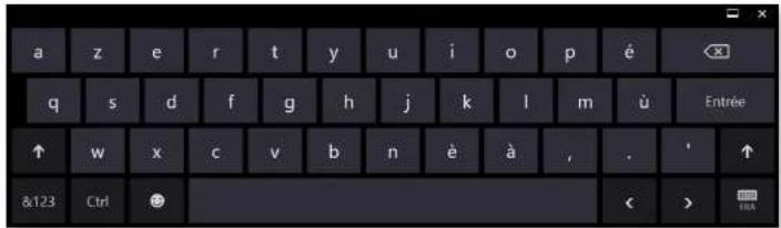 SAMSUNG DP700A3DEXP - Utilisation du clavier tactile - 1