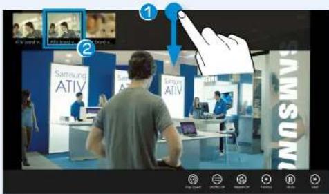 SAMSUNG DP700A3DEXP - Utilisation de l'application S Player+ - 3