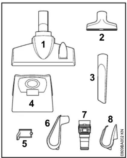 STIHL SE 62 - Accessoires dans la cuve - 1
