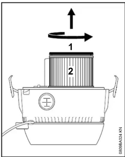STIHL SE 62 - Filterelement vervangen - 1