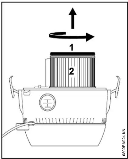 STIHL SE 62 - Pulizia dell'elemento filtrante - 2
