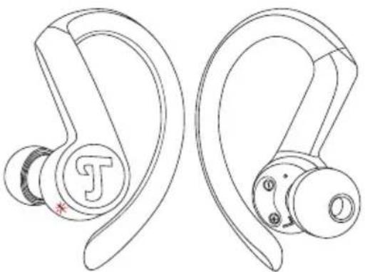 Teufel Airy Sports - Indications du témoin lumineux des écouteurs - 1