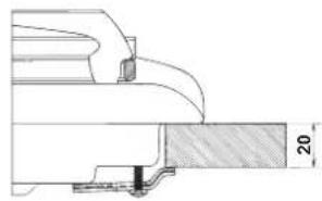 Ariston Thermo PK640RGHAUS - Hook fastening diagram - 1