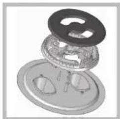 Ariston Thermo PK640RGHAUS - Replacing the Triple ring burner nozzles - 1