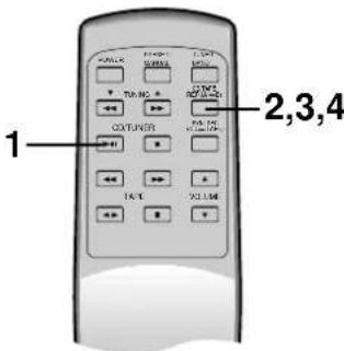 SAMSUNG RCD695 - ФУнкцИЯ ПОВТОРА KOMПAKT-ДИСКА/KACCETыI (A←B) - 2