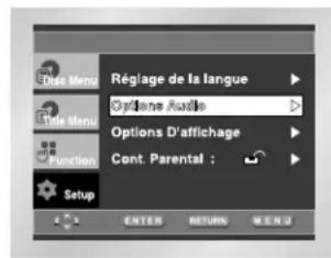 SAMSUNG DVDL1200W - Configuration des options audio - 1