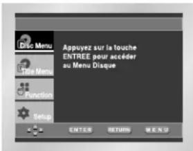 SAMSUNG DVDL1200W - Utilisation du menu Disque - 1