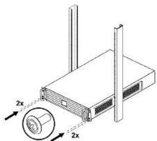 APC AP9625 - AP9625 Two Post Rack-Rall, UPS and Accessory Installation Guide - 49