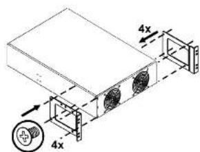 APC AP9625 - AP9625 Two Post Rack-Rall, UPS and Accessory Installation Guide - 10