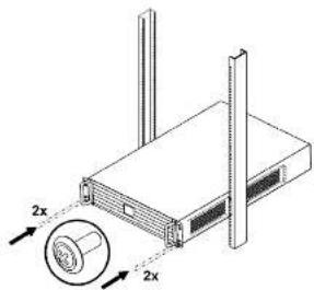 APC AP9625 - AP9625 Two Post Rack-Rall, UPS and Accessory Installation Guide - 37