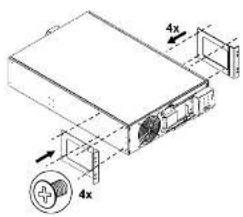 APC AP9625 - AP9625 Two Post Rack-Rall, UPS and Accessory Installation Guide - 24
