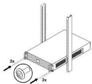 APC AP9625 - AP9625 Two Post Rack-Rall, UPS and Accessory Installation Guide - 26