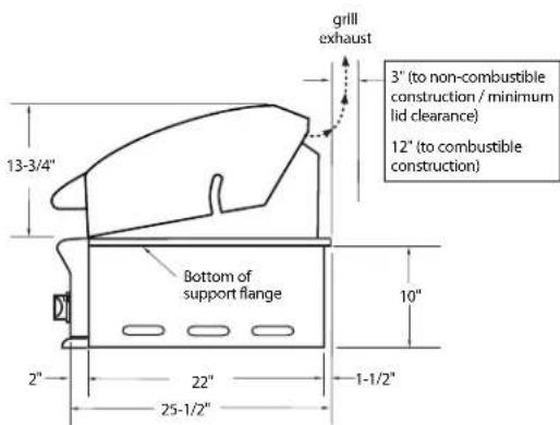 DCS BGB36BQARN - INSTALLATION BUILT-IN CONSTRUCTION DETAILS - 1