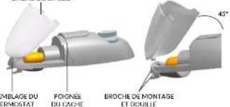MARSHALL Fridge - Installation du cache de l'ampoule - 1
