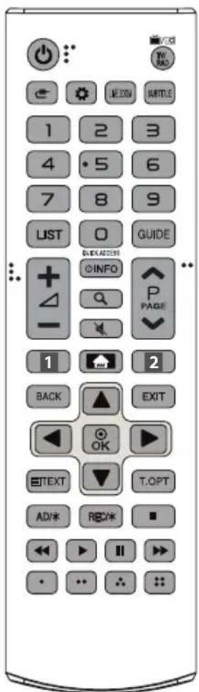 LG 49UK6300PVB - Utilisation de la télécommande - 1