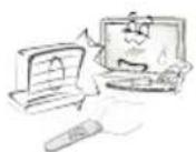 LG 43LW310C - ПОПЕРЕДЖЕННЯ - 1