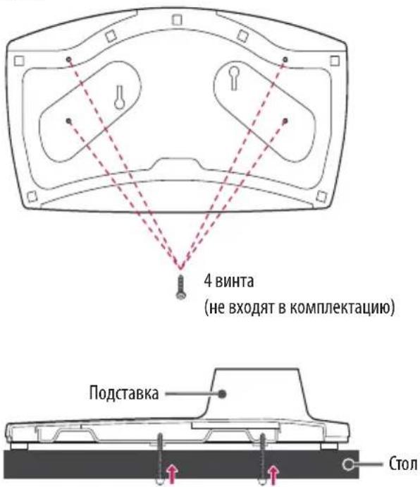 LG 43LW310C - Закрепление телевизора на столе - 1