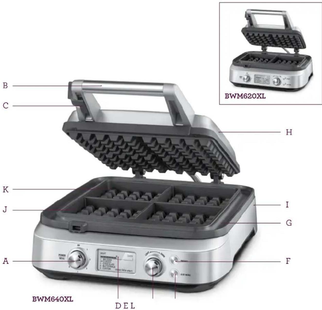 BREVILLE the Smart Waffle BWM620 - FAITES LA CONNAISANCE - 1