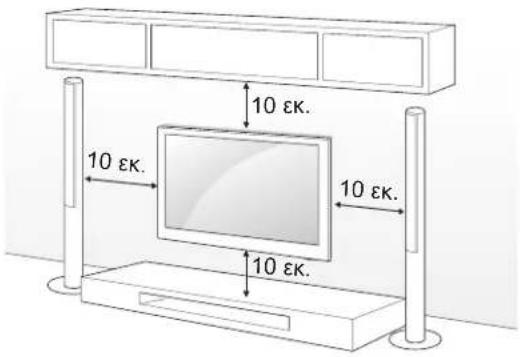 LG 32LS345S - Επιτοίχια τοποθέτηση - 1