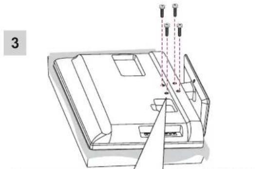 LG 32LS345S - Attaching the stand - 19