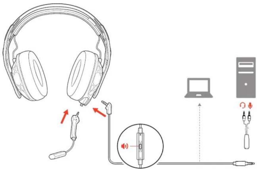 Nacon RIG 500 Pro HC - Einrichten Ihres Headsets - 1