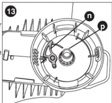 BLACK & DECKER LST220 - REMBOBINAGE DE LA BOBINE AVEC DU FIL EN VRAC (UTILISER UNIQUEMENT UN FIL ROND DE 1,7 MM (0,065 PO) DE DIAMÈTRE) (FIGURES 15, 16, 17) - 1