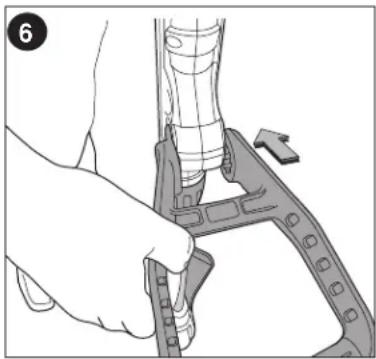 BLACK & DECKER LST220 - FIXATION DE LA POIGNÉE AUXILIAIRE - 2
